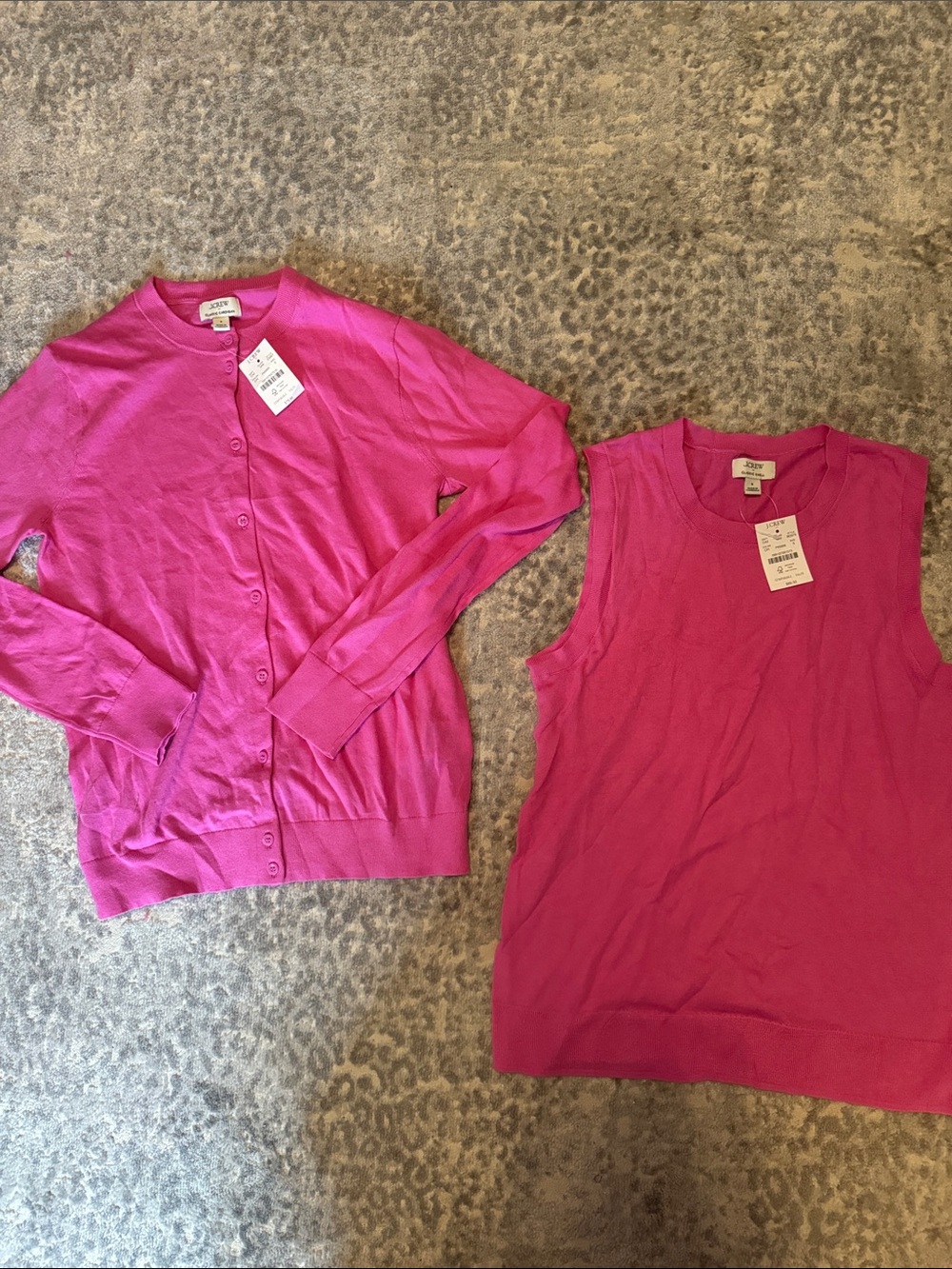 J. Crew 100% Cotton Cardigan Sleeveless Shell